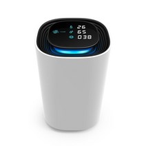휴대용 고급 공기 정화 IONIZER 음이온 발생기 자동차 필터에 대 한 스마트 청정기 아로마 이오니아, WHITE, [01] WHITE, 01 WHITE