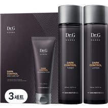 닥터지 옴므 다크 컨트롤 토너 150ml + 로션 150ml + 클렌징폼 70ml 세트, 15세트