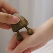 부기 얼굴윤곽 바디관리 우드볼 미니 괄사 1+1