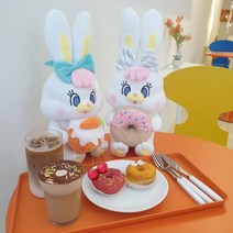 리코 당근케이크 중형 (옵션: 투명창쇼핑백), 리코 스카프 중형+투명창쇼핑백