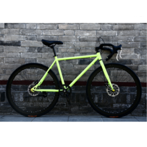 하이브리드 자전거 26인치 출퇴근 로드 가벼운 입문용 자전거추천, 26 인치 - 형광 블랙 19