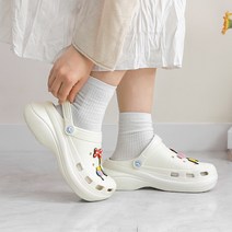 가벼운 무게 미끄럼 방지 방수 여름물놀이 키높이 샌들 5cm
