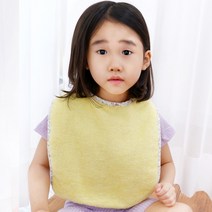 [1+1] 뽀송 아기 유아 아동 어린이집 세안 수유 타올 타월 턱받이 워시빕 수건, [추가증정]핑크-옐로우플라워, 핑크-옐로우플라워