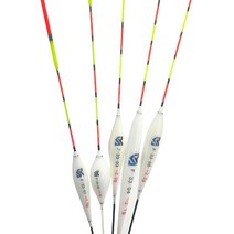 수광산업 민물 올림찌 2중 돋보기 나노 주간 찌, 5호 화이트 48cm