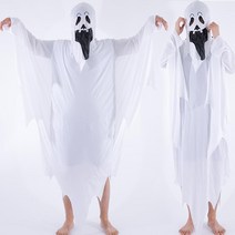 고스트 축제파티 의상 화이트(성인), 본상품선택, 본상품선택