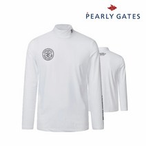 파리게이츠 골프 pearlygatesgolf남성 폴리 모크넥 티셔츠 P512B3TS904_WH, 006, WH