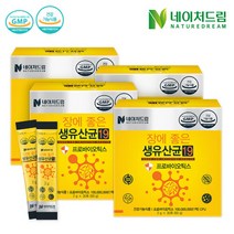 네이처드림 장에 좋은 생유산균19 2g x 30포(60g) 4박스, 단품없음, 선택완료