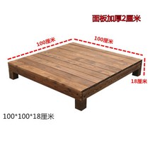 옥상 정자 야외 평상 접이식 정자 원두막, 1㎡, 길이 100*너비 100*높이 18 cm 단일 플랫폼