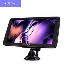 XGODY 7 인치 GPS 자동차 내비게이션 256M 8G Sat Nav 내장 2100mAh 배터리 새로운 맵 무료 업그레이드 20, 02 No TF Card_01 Black