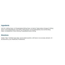 뉴질랜드 직구 고 헬시 크릴 오일 오메가 3 프리미엄 퀄리티 1500mg 60cap 1Pack, 상세참조, 수량