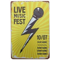 빈티지 장식시네마 비닐 레코드 틴 사인 카페 바 술집 상점 벽 장식 재미있는 레트로 표지판 남성, 21 초콜렛_01 8x12 inch