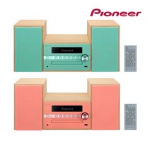 파이오니아 X-CM56 블루투스 미니컴포넌트 오디오/CD/USB/AM FM라디오, 핑크