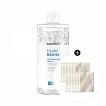 하다라보 히아풀베리어 피에이치 밸런싱 토너 400ml (+비건 화장솜 20매), 단품