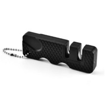 칼날유지 칼갈이 휴대용 키링 열쇠고리 미니 숫돌, 1개