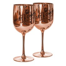 Moet Chandon Ice Imperial Champagne Acryl 모엣샹동 아이스 임페리얼 아크릴 샴페인 잔 로즈골드 2피스