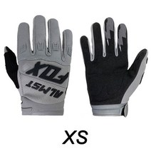 오토바이 6-12 세 어린이 전체 손가락 MX 디펜드 라이딩 자전거 장갑 레이싱 모토크로스 산악 바이크 오토, 08 Gray