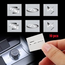 벤츠호환수리키트 부품 자동차 스타일링 대시 보드 장식 스티커 10 개 메르세데스 벤츠 AMG 전용 W108 W124 W126 W140 인테리어 액세서리, for MS