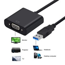 외장그래픽카드 USB 3.0-VGA 멀티 디스플레이 어댑터 변환기 외부 비디오 그래픽 카드, 01 driver disc