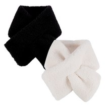 아인트리 여성 도톰한 뽀글이 목도리 머플러 2set
