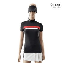 LPGA 골프 웨어 여성 여름 반목 반팔 티셔츠 202-532
