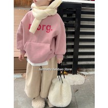 키즈 양털 기모 스웨터 자켓 탑 여아 남아 아동복 1-121333