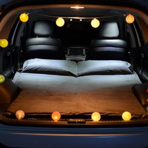 설레노 차박 에어매트 자동충전 트렁크 캠핑용품, 스웨이드 브라운