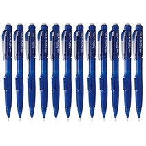 Pentel 트위스트 이레이즈 클릭 샤프 펜슬 0.5mm 12개, Blue, 12 Count (Pack of 1)