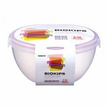 코멕스 바이오킵스 샐러드볼 밀폐용기 원33호 2.5L, 1개입, 단품