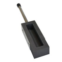 흑연 도가니 손잡이 흑연유조주괴금형 고온내부식 금은동알루미늄강 주괴, 3KG 손잡이 흑연 오일 탱크