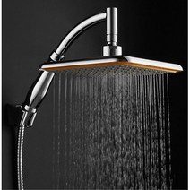 원룸이사 수직 수압 호텔식 넓은 사각 샤워기헤드 해바라기형샤워기 오래된욕실, 1개