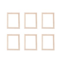 인테리어 액자 그림사진 미니어처 나무 프레임 마이크로 하우스 인형 집 가구 세계 예술 모델 용품 장면, 01 picture 1_01 7.6x6.1x0.1cm