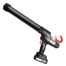 전동 충전식 글루건 무선 본드건 산업용 실리콘건, 중속 18.5V노즐 8개 및 고무 플러그 1개