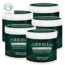 푸른들판 스피루리나 스피룰리나 분말 가루 파우더 170gx5통, 5개, 없음