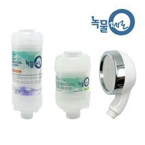 웰굿즈 여행용 샤워기 필터 휴대용 샤워헤드 녹물제로 수도꼭지연결, 01 여행용필터 소