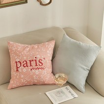 프렌치 파리 쿠션커버