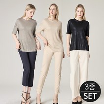 로코엘라 로코엘라 브룸 샤이닝 프렌치 린넨 티셔츠 3종세트