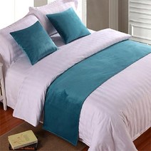 유럽 스타일 럭셔리 벨벳 침대 2 개 콘솔 데코 주방소품 테이블, 50x210cm Bed Runner, 04