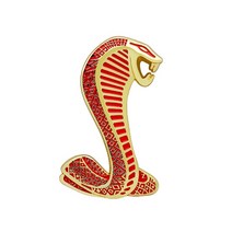 자동차엠블럼 벤츠엠블럼 bmw엠블럼 포드 머스탱 코브라 셸비 GT500 3D 메탈 그릴 엠블럼 트렁크 배지 펜, 07 D-left_02 front Grill