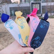 베베까꿍 유아머리띠 여아반다나 반짝이 귀요미 초등 어린이 헤어밴드