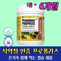 식약처 인증 프로폴리스 온가족 먹는 캡슐 알약 6개월 항산화 작용 봄 여름 가을 겨울 환절기 일교차 낮은 기온 건강 관리