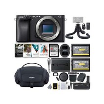 Sony Alpha 6400 a6400 미러리스 디지털 카메라(본체만) 번들