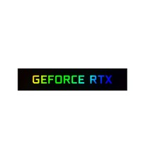 C.M 컴퓨터 VGA 부품 GEFORCE RTX LED 그래픽 카드 DIY 장식 플레이트 명판 라이트 프로그래밍 가능 ARGB, 01 GEFORCE RTX