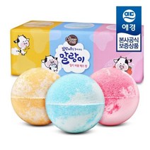 샤워메이트 말랑이 밀키 버블 배쓰 밤 80g x3개입