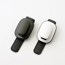 자동차 선글라스 클립 차량용 안경 클립 선바이저, 실버, 1개