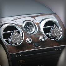 라피네르 로얄스페이드 듀오 차량용방향제 2구, 듀베로즈 로즈, 딥블랙