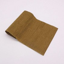꽃다발포장지 꽃자재 예븐 꽃 포장지 부자재 15*250cm 장식 종이 접기 주름 크레이프 공예 DIY 만들기 포장 스크랩북 파티 배경, Brown
