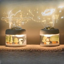 led빔프로젝터무드등 가습기, 화이트 다이버