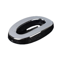 아크릴스카시 셀프간판 입체숫자 은색 1 50MM, 0(영)