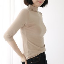 [웬디즈갤러리]7부 하이넥 티셔츠 GTS103