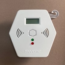 국산 스카이원 일산화탄소 경보기 감지기 캠핑용 가정용 사무실용, 사각형 육각형 랜덤발송 확인